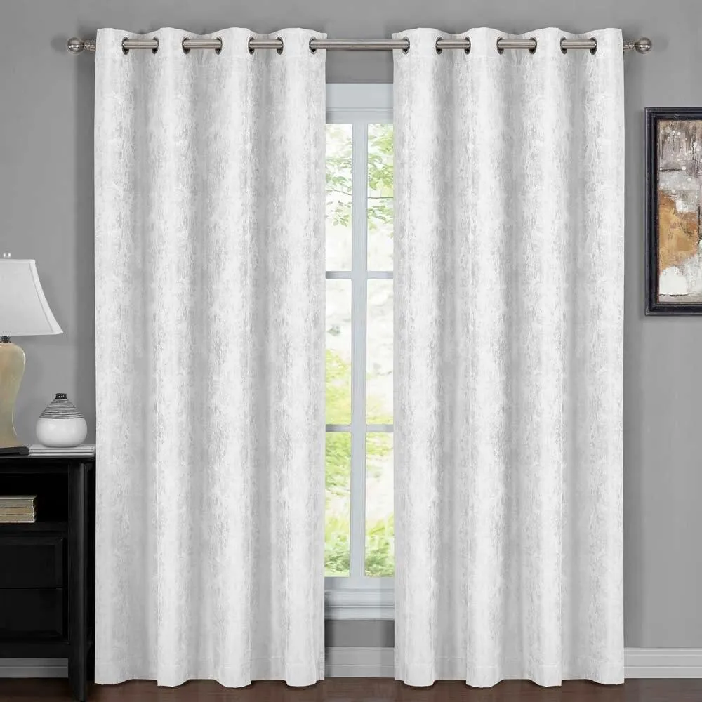 100% Blackout Curtain Bali - Modern Upscaled Wallpaper Abstract Theme (Set of 2)