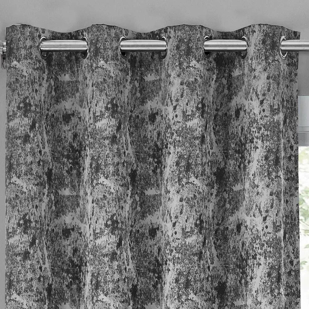 100% Blackout Curtain Bali - Modern Upscaled Wallpaper Abstract Theme (Set of 2)