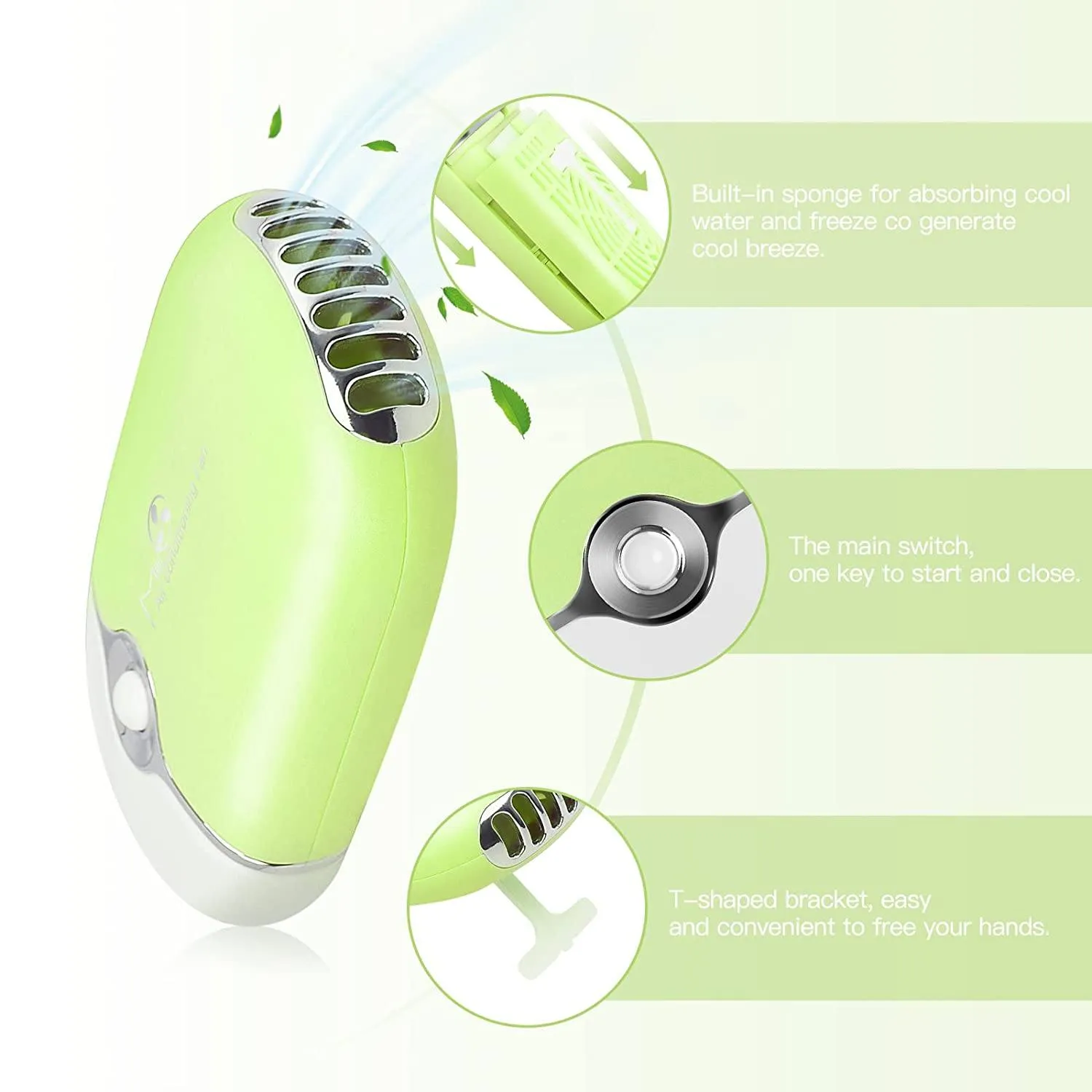 2-Piece: Rechargeable Handheld Mini Eyelash Fan