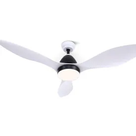 48'' Ceiling Fan Light & Remote | White | 3 Blades