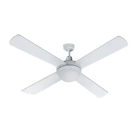 52'' Ceiling Fan w/Light & Remote | White