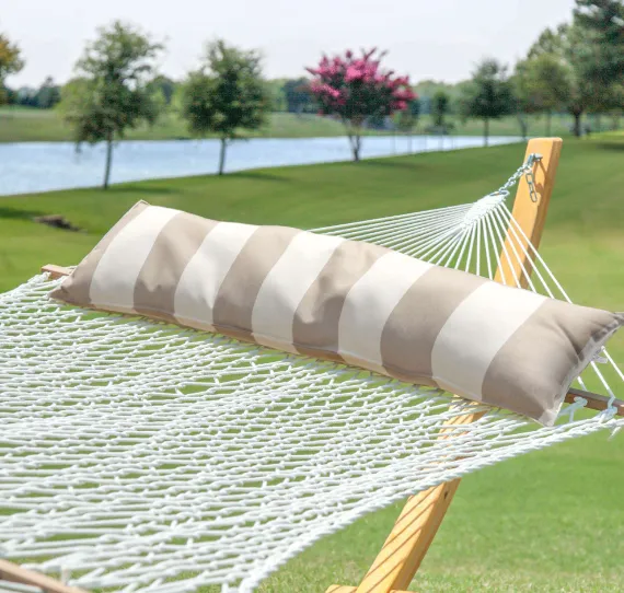 52" Long Hammock Pillow - Sunbrella® Regency Sand