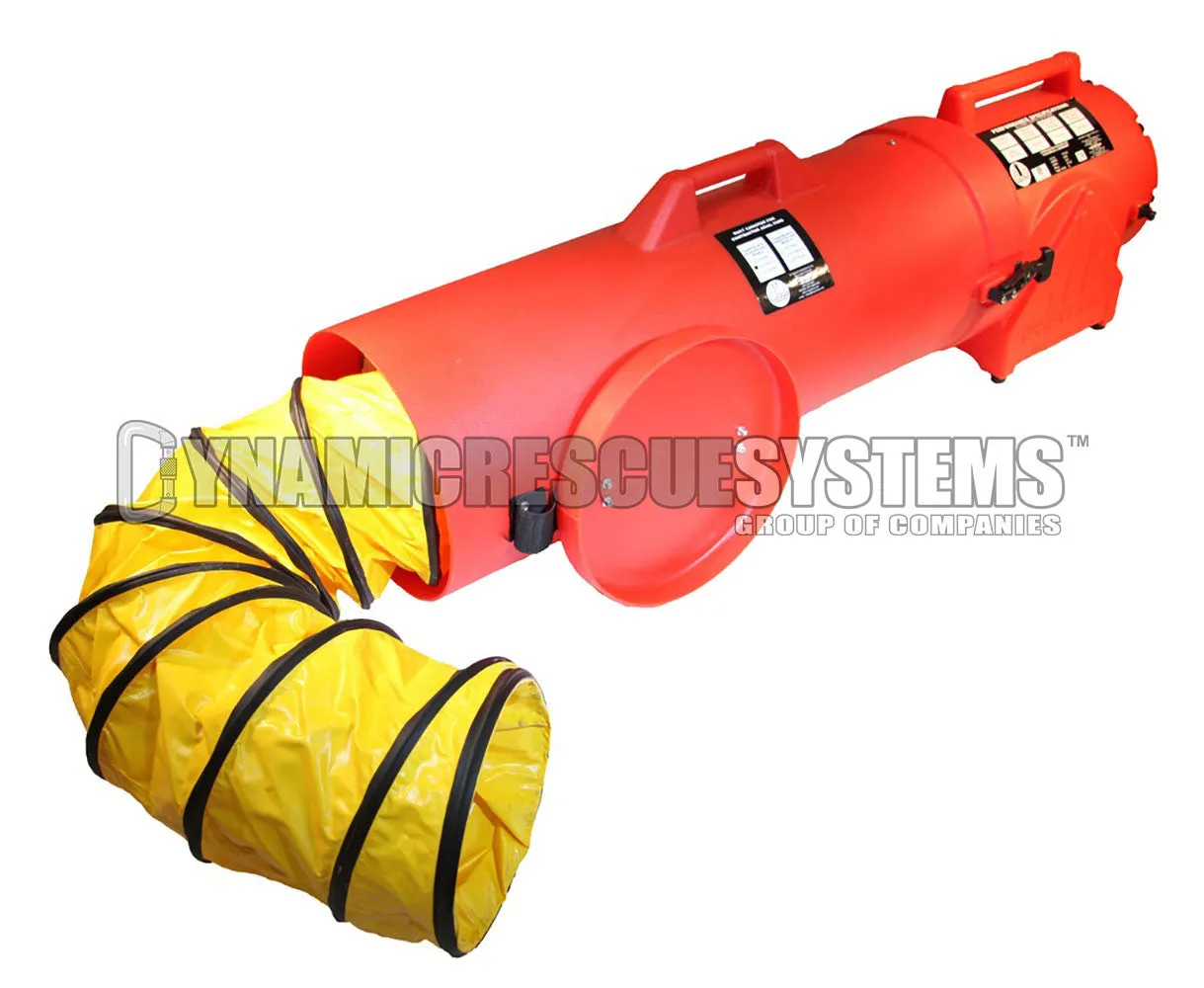 AC Axial Fan w/ Ducting and Canister - Air Systems