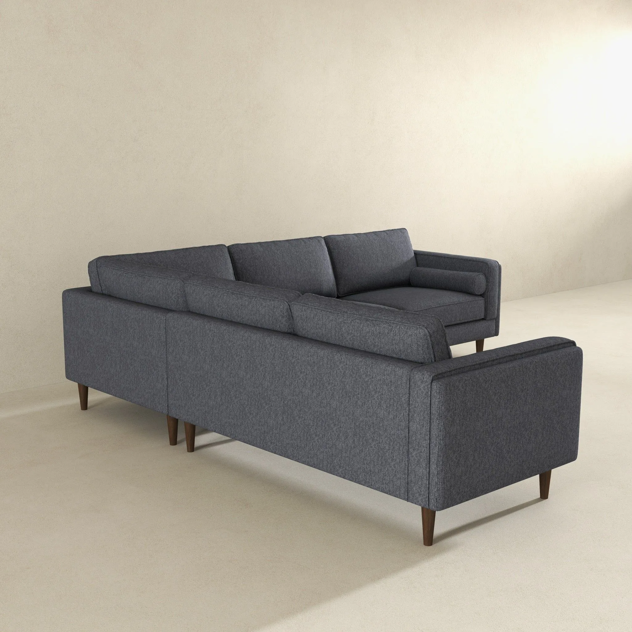Amber - Velvet Corner Sectional Sofa by Couch.com