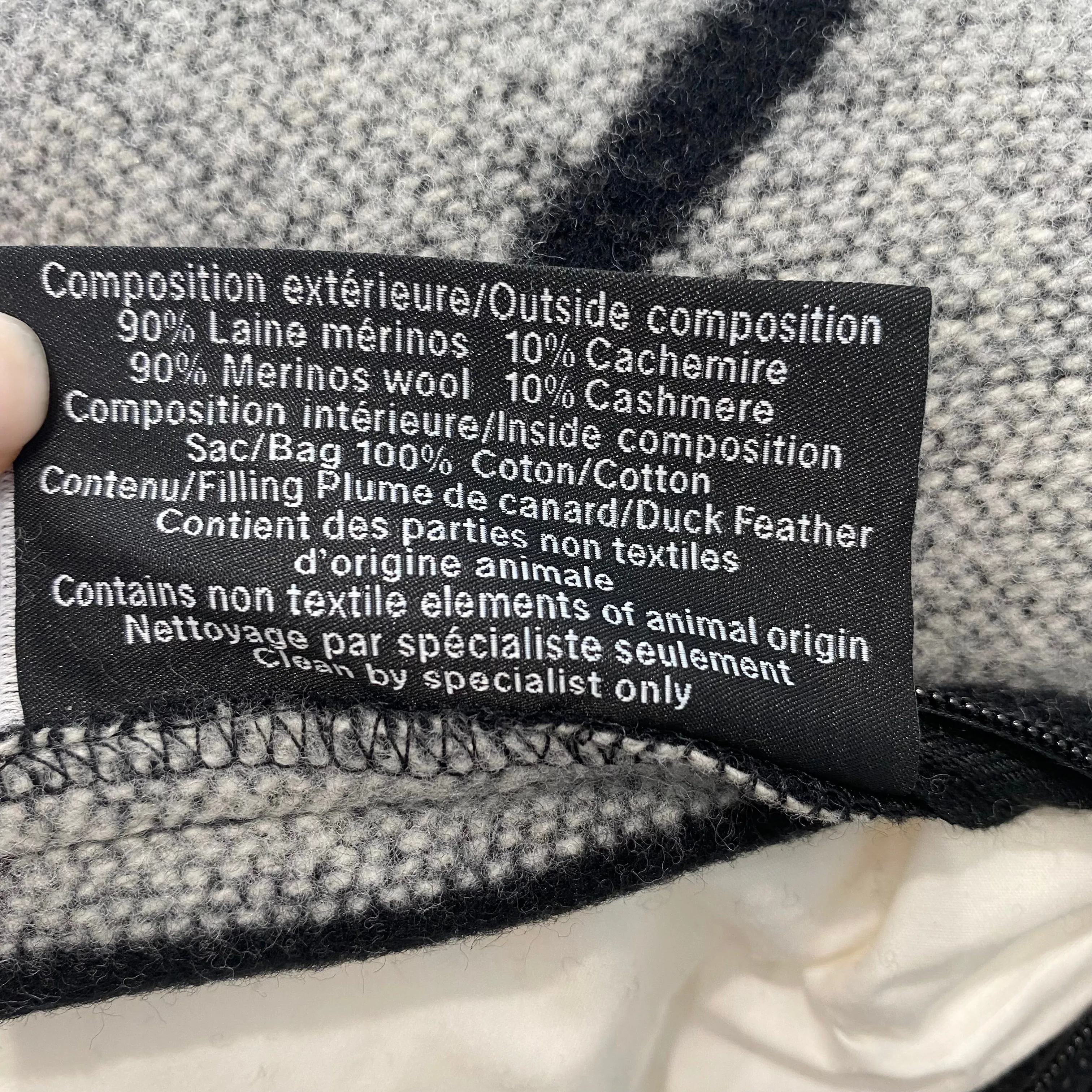Authentic Chanel Throw Pillow