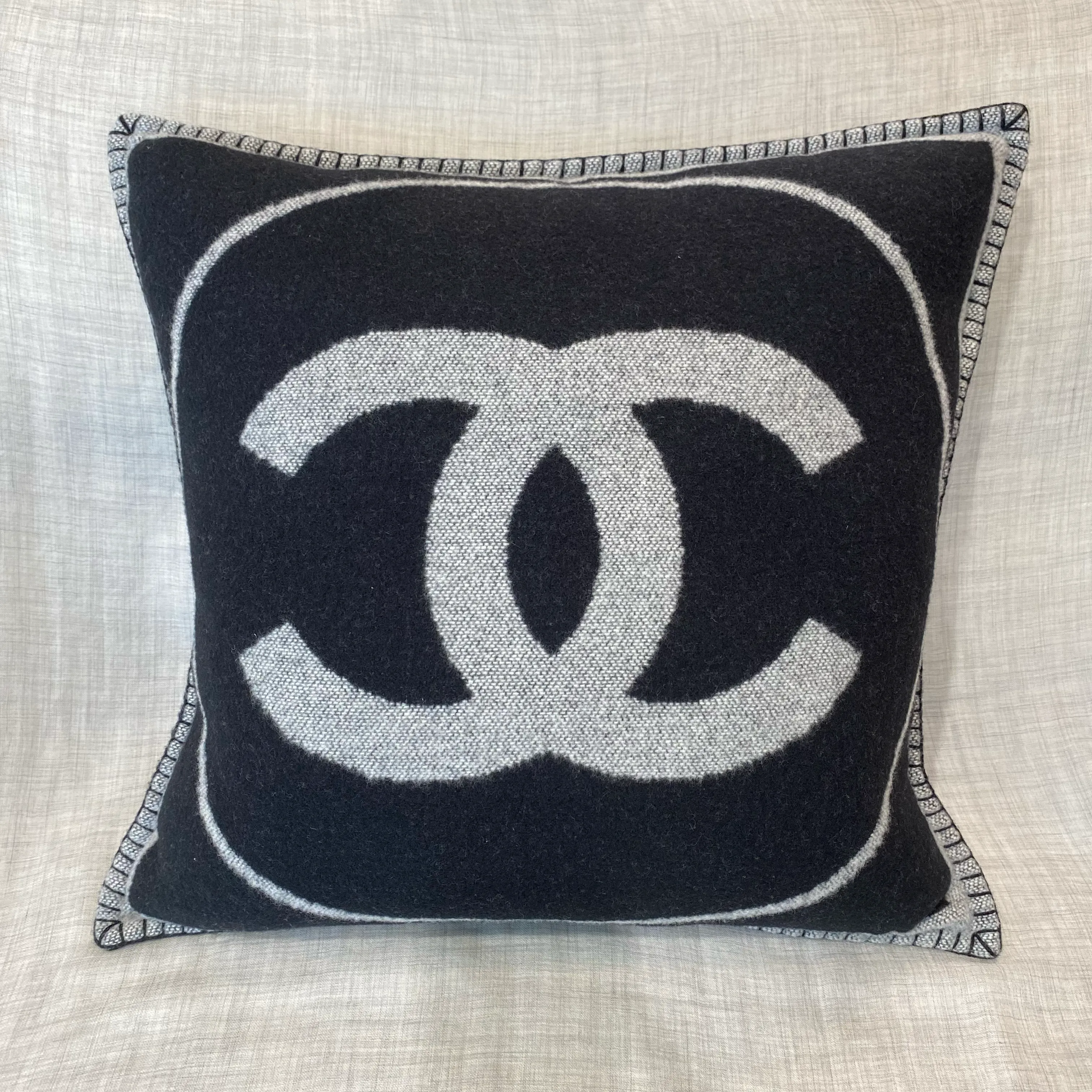 Authentic Chanel Throw Pillow