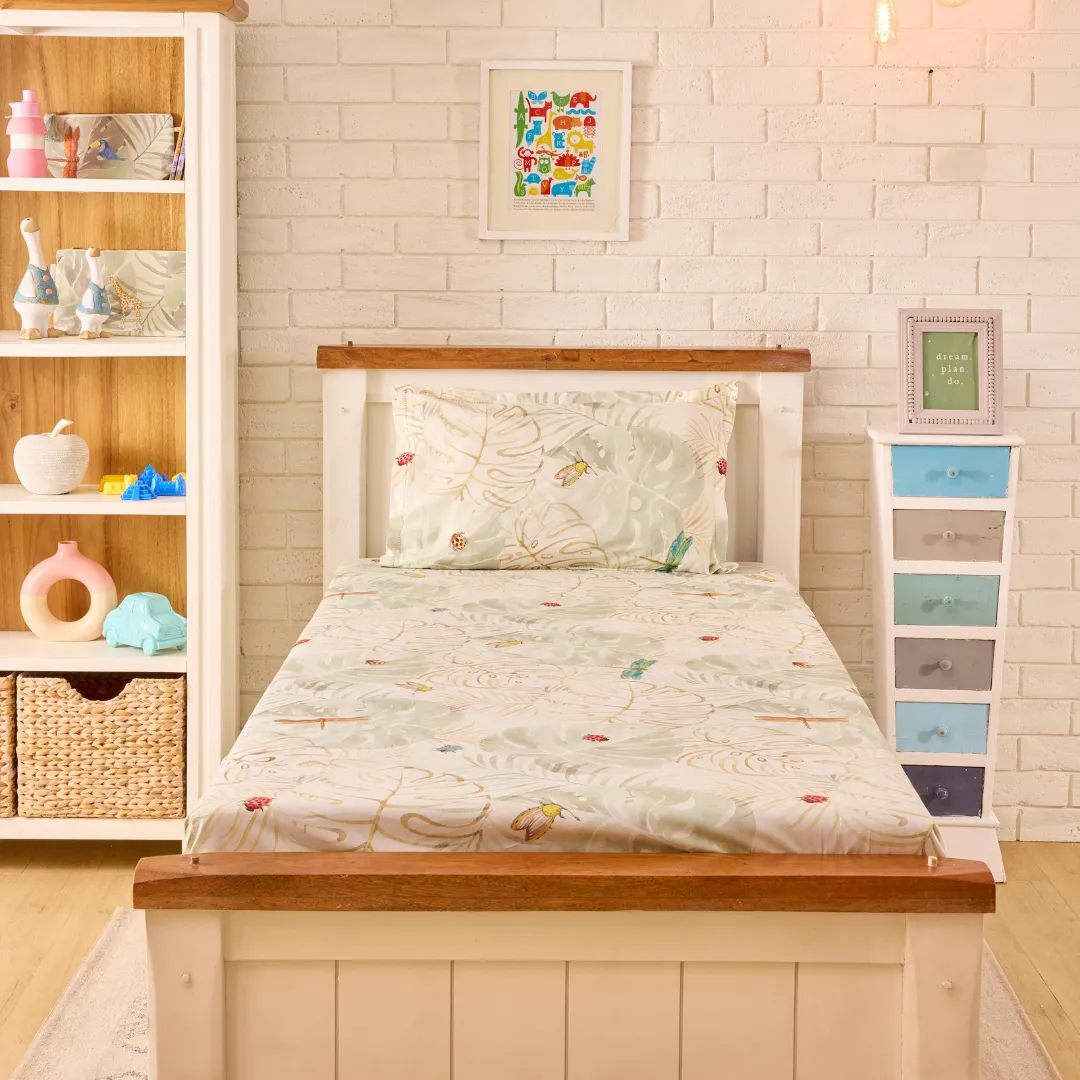 Baby It's a Wild World Cord Print  Single / Double/ King Bed Sheet Set