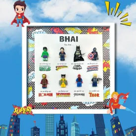 Bhai/Brother 3D Super Lego Frame (8 Legos)