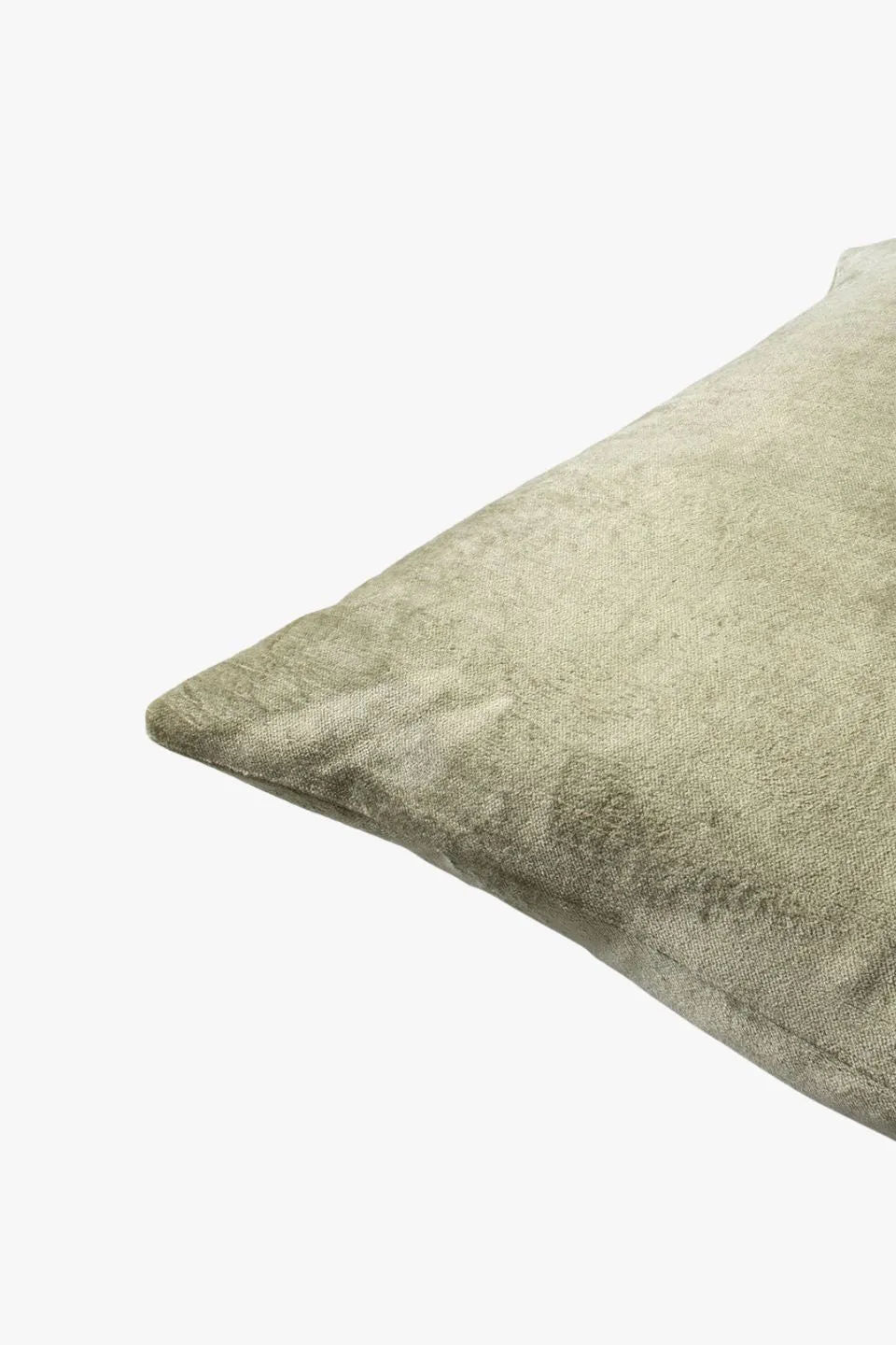 Bromley Pistachio Feather Inner EOL 55x55cm Velvet Cushion