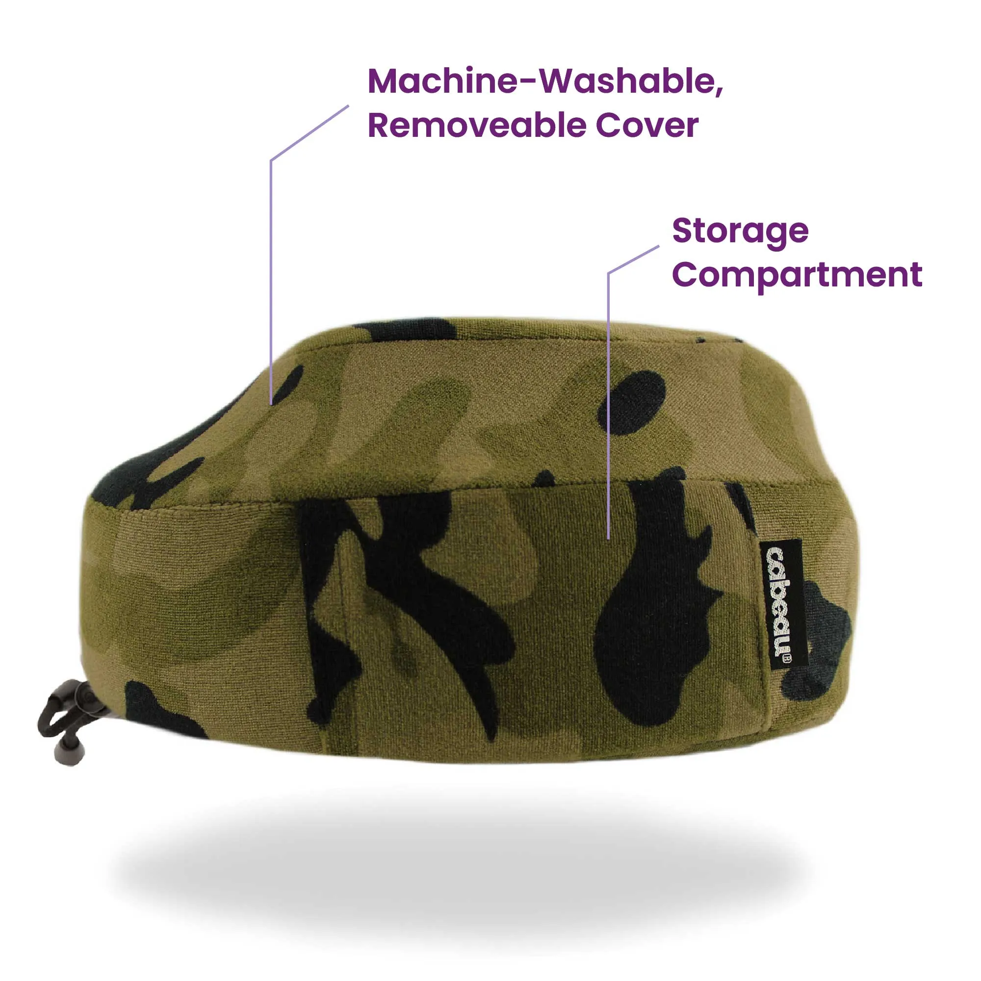 Cabeau Evolution Classic Memory Foam Travel Neck Pillow, Adjustable, One Size