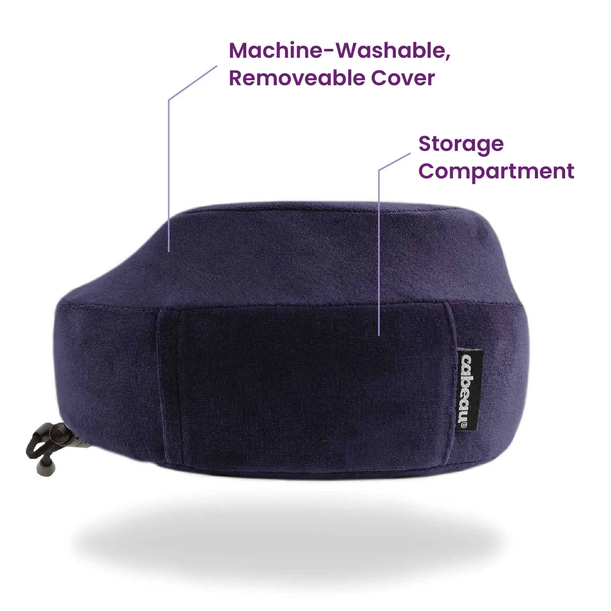 Cabeau Evolution Classic Memory Foam Travel Neck Pillow, Adjustable, One Size