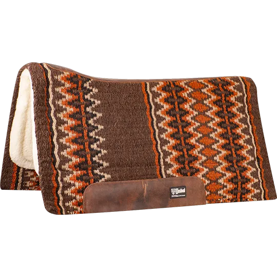 Cashel Blanket Top Performance 3/4" Fleece Bottom Pad- Brown