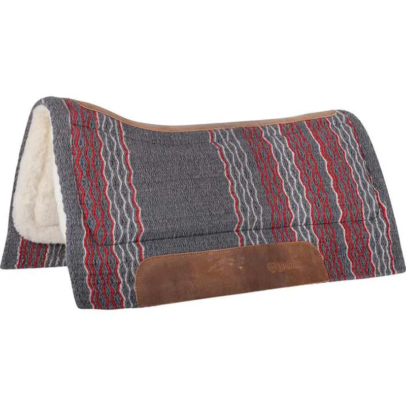 Cashel Blanket Top Performance 3/4" Fleece Pad- 34"X36" - Grey and Pink