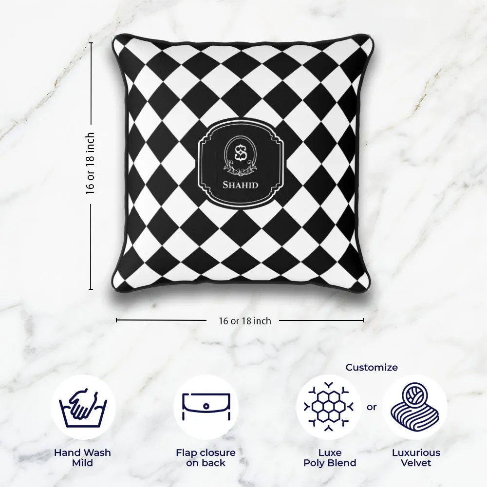 Checkered Cushion Cover