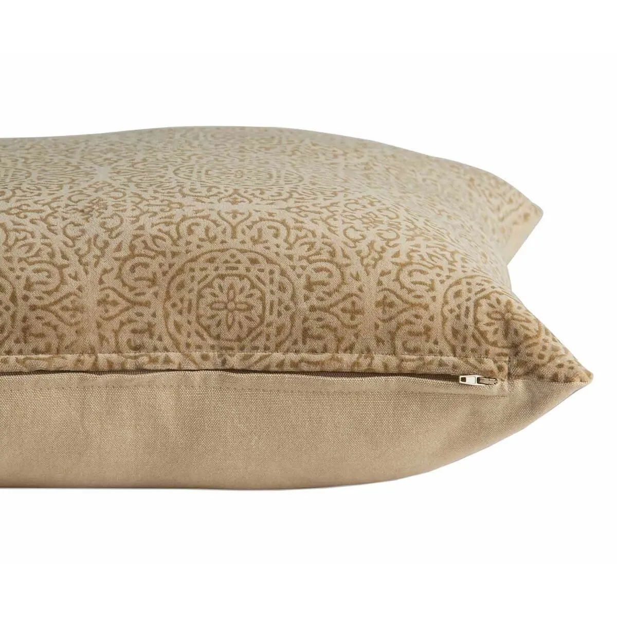 Cushion Alexandra House Living Mandala Brown Velvet 50 x 1 x 50 cm