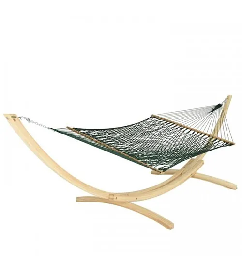 Deluxe Green Duracord Rope Hammock