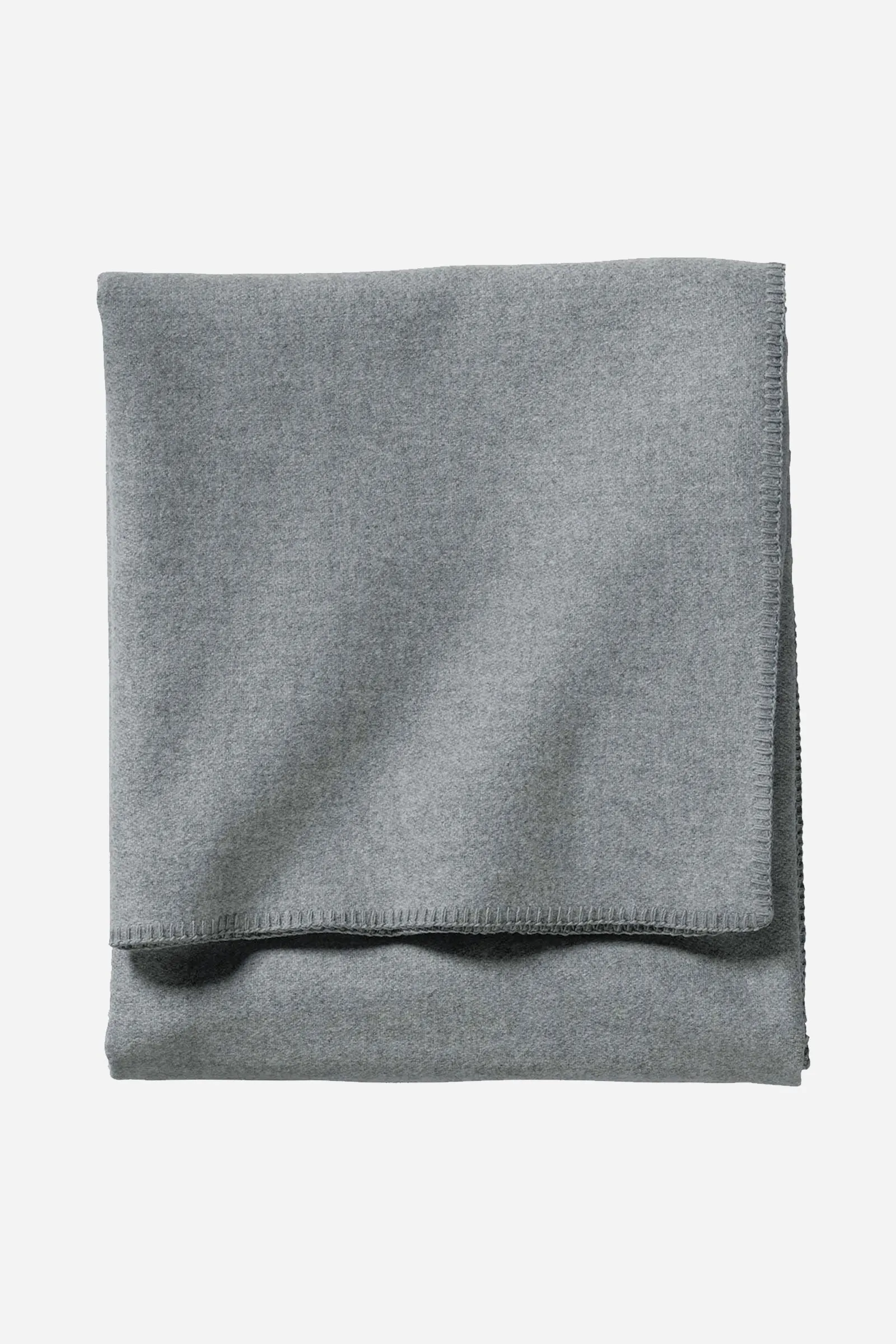 Eco-Wise Wool Solid Blanket Grey Heather