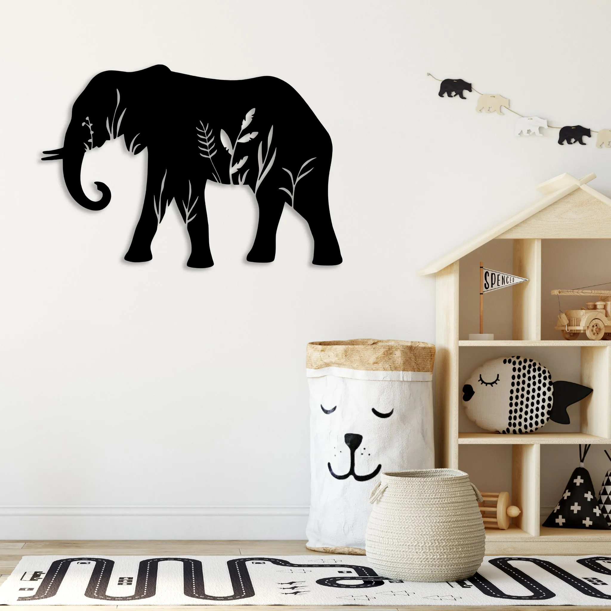 Elephant - Metal Wall Art