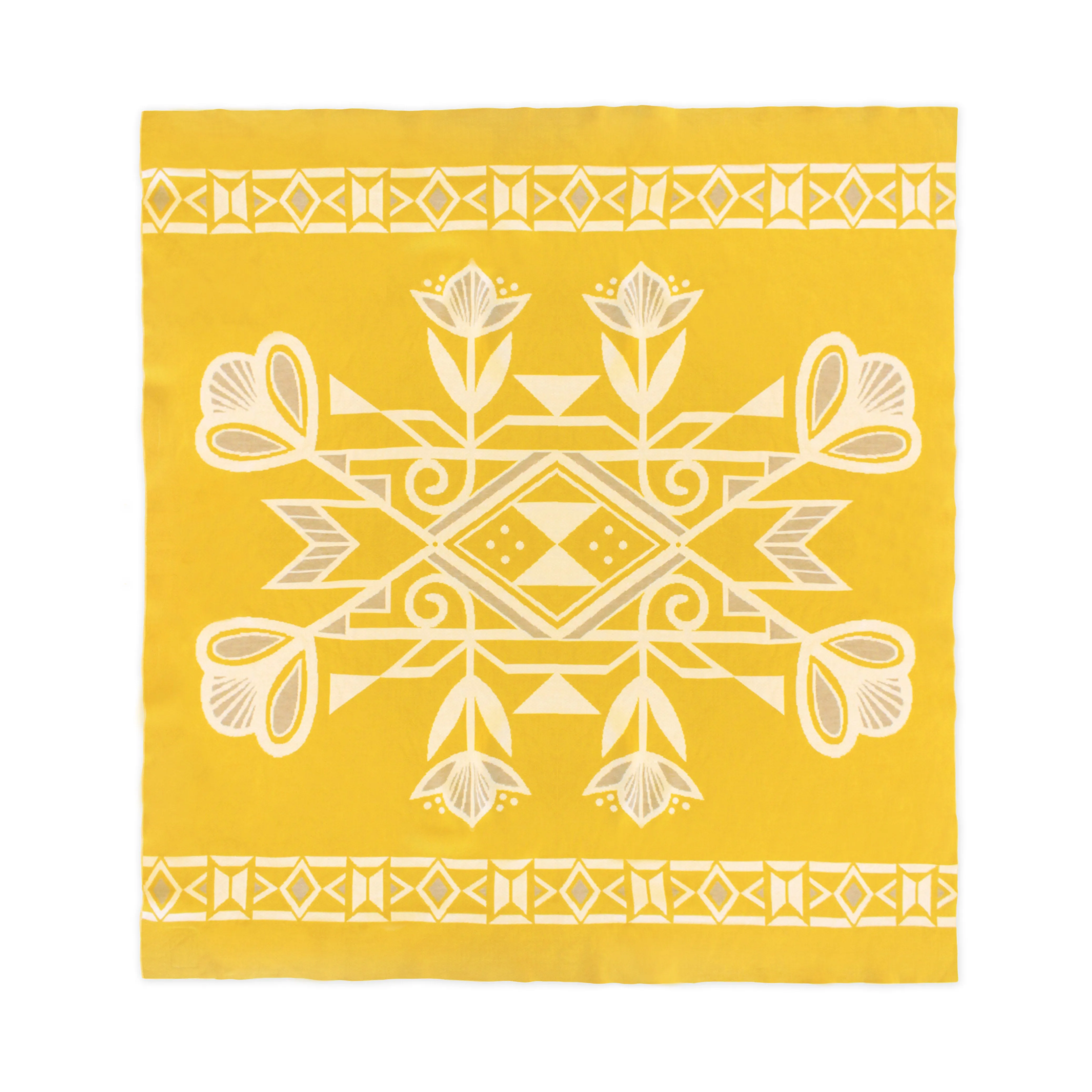 Family Floral Wool Blanket – Gold Label Series