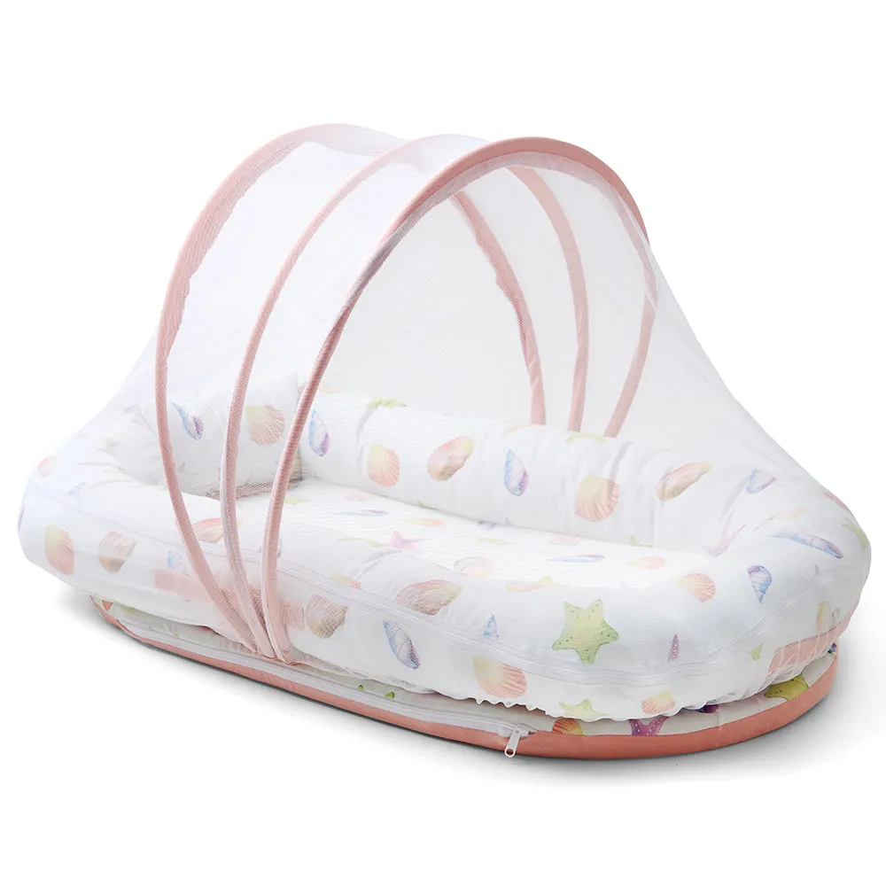 Fancy Fluff Organic Baby Cocoon - Sea Fantasy