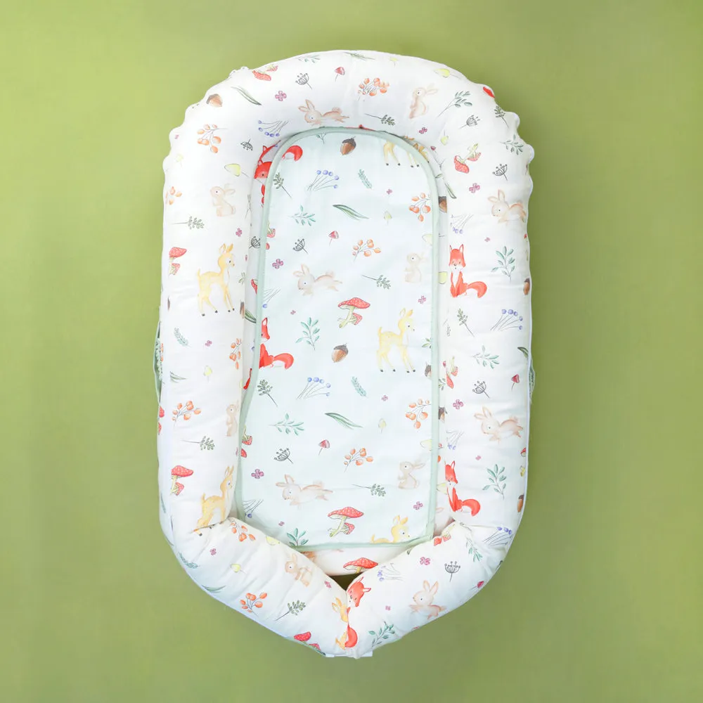 Fancy Fluff Organic Cocoon Cover - Woodland