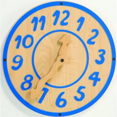 GIANT CLOCK(Maple and Blue) Wall Toy