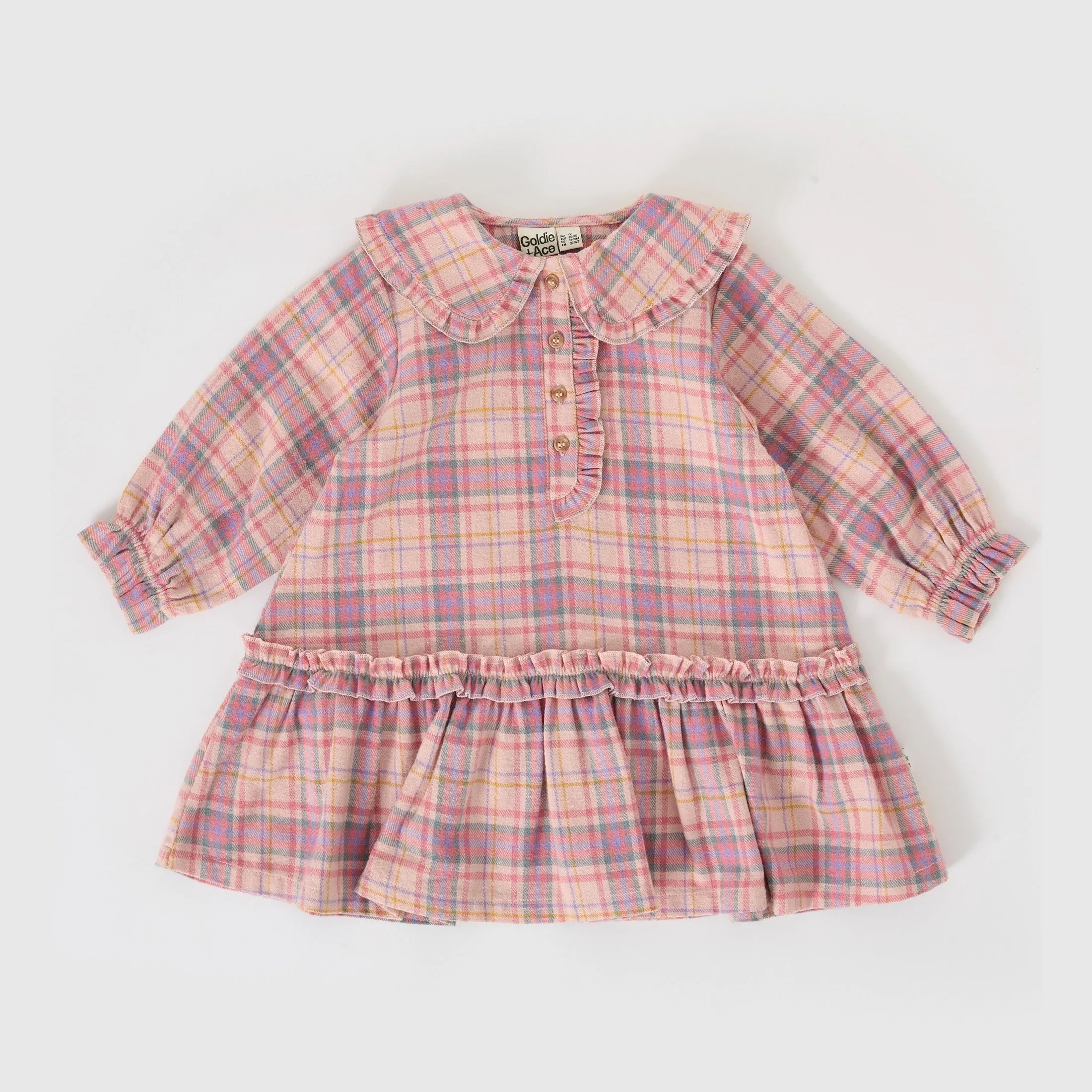 Goldie   Ace Diana Collared Check Dress
