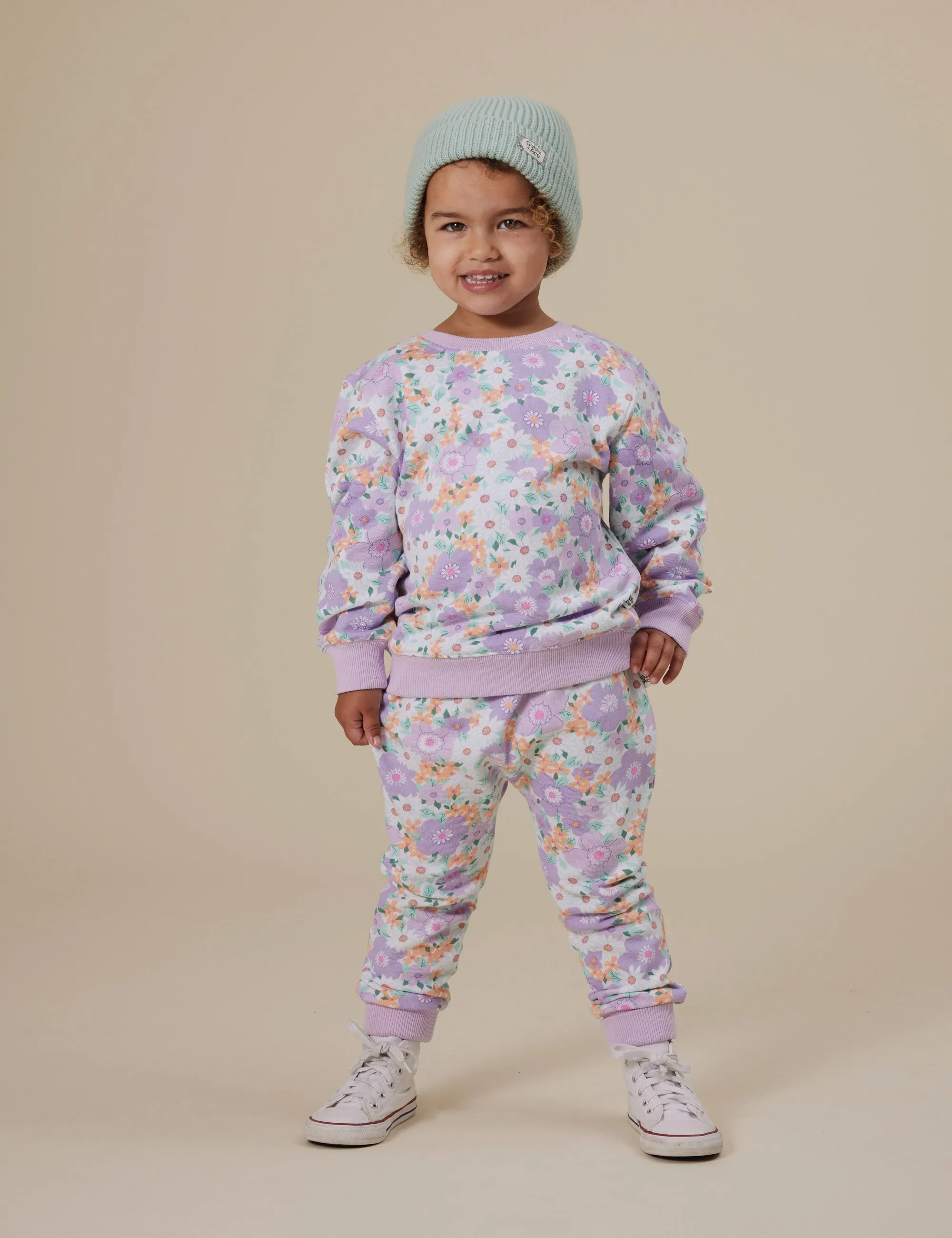 Goldie   Ace Flora Relaxed Terry Sweater