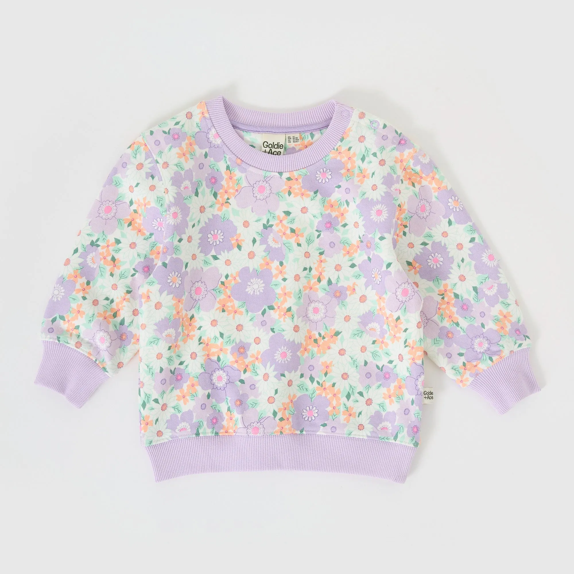 Goldie   Ace Flora Relaxed Terry Sweater