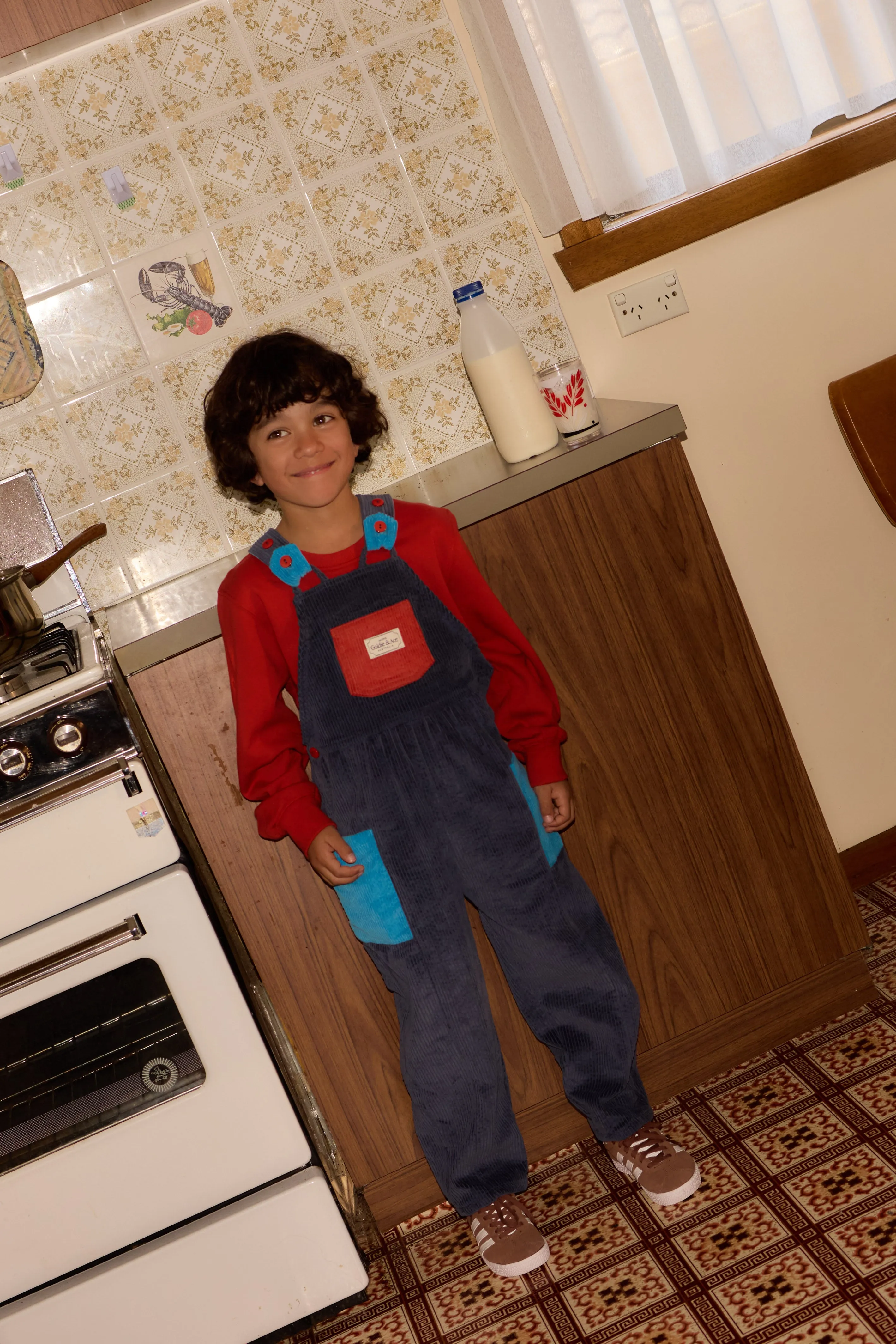 Goldie   Ace Sammy Corduroy Colour Block Overalls