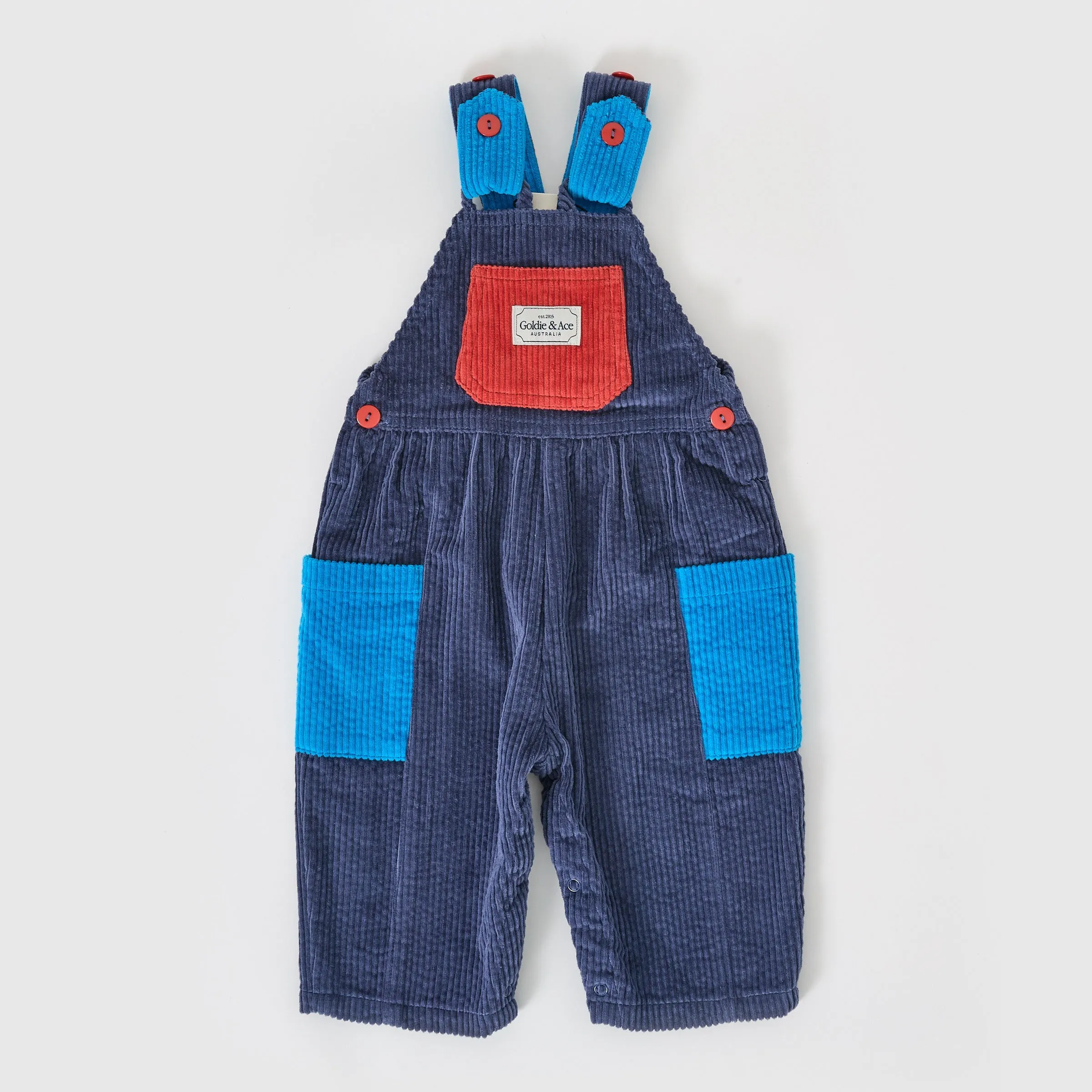 Goldie   Ace Sammy Corduroy Colour Block Overalls