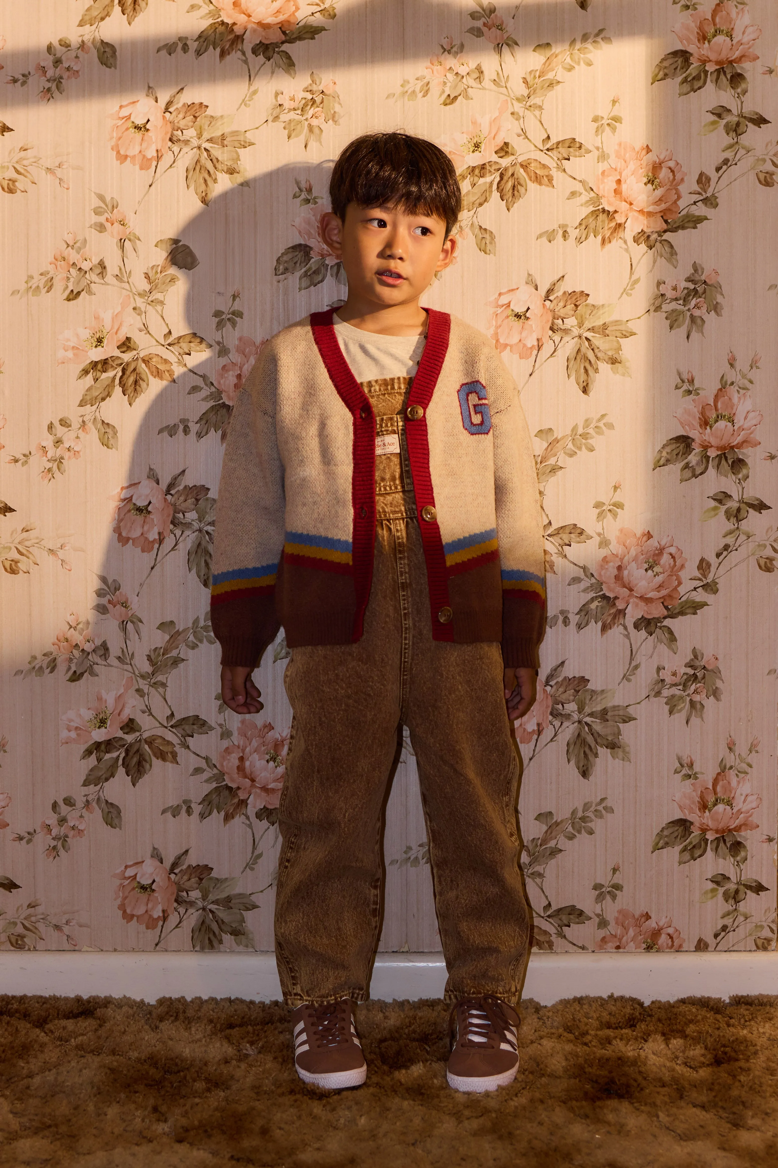 Goldie   Ace Varsity Knit Cardigan