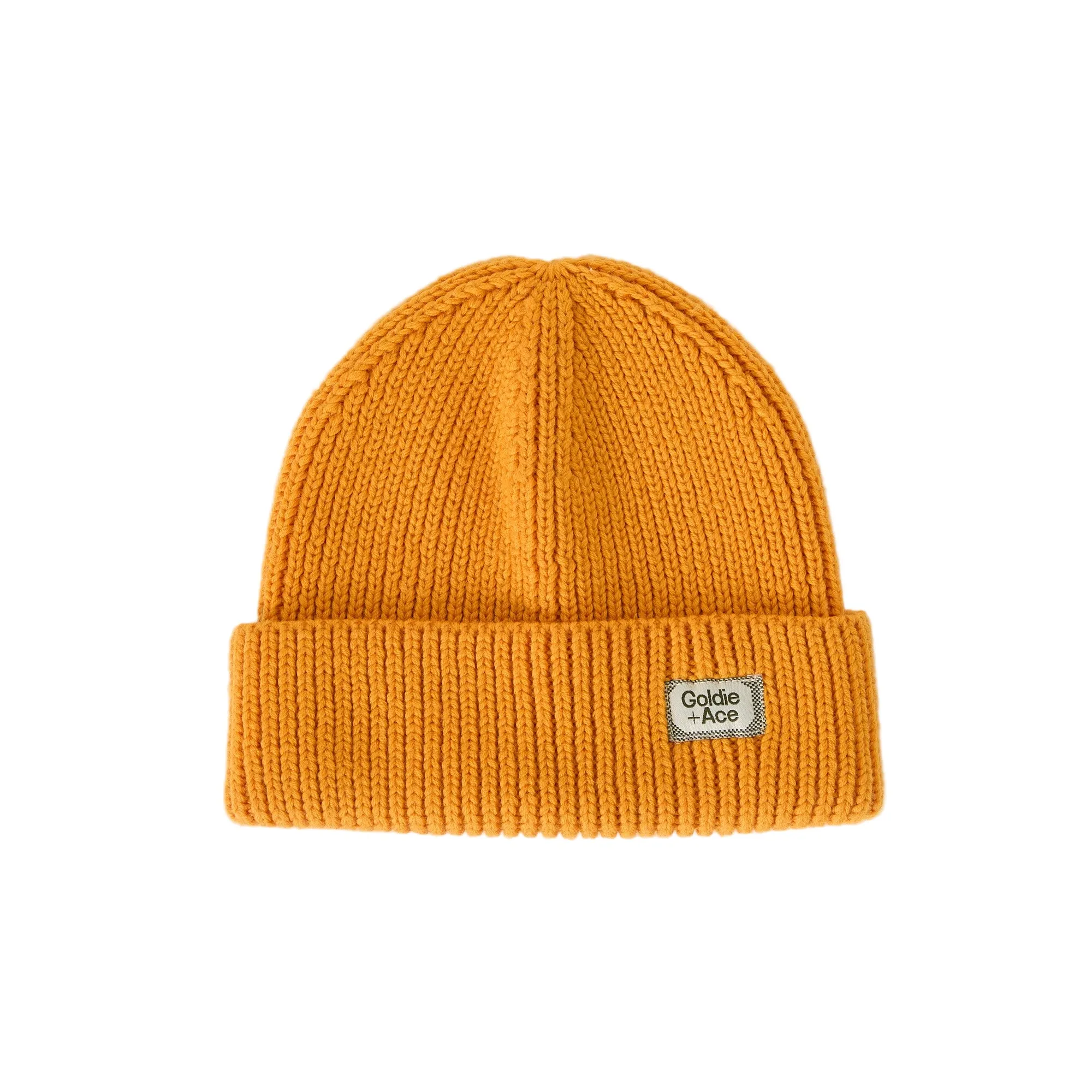 Goldie   Ace Wool Beanie Golden