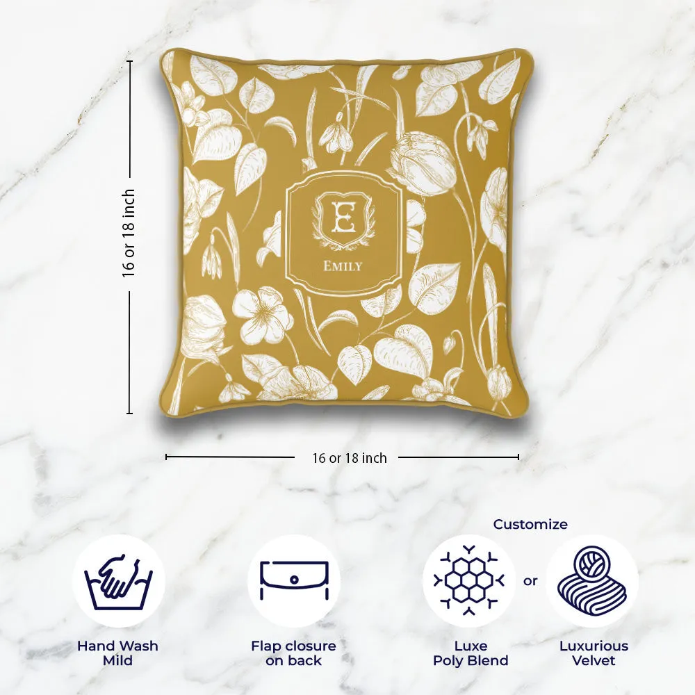 Ink Botanica Cushion Cover