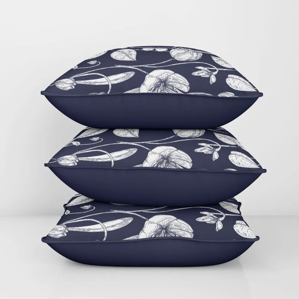 Ink Botanica Cushion Cover