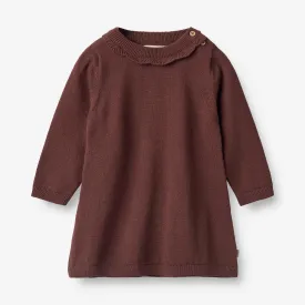 Knit Dress Nannie | Baby - aubergine