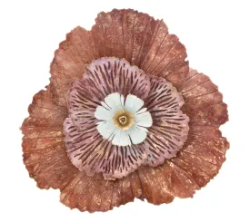 Large Red Flower Wall Decor