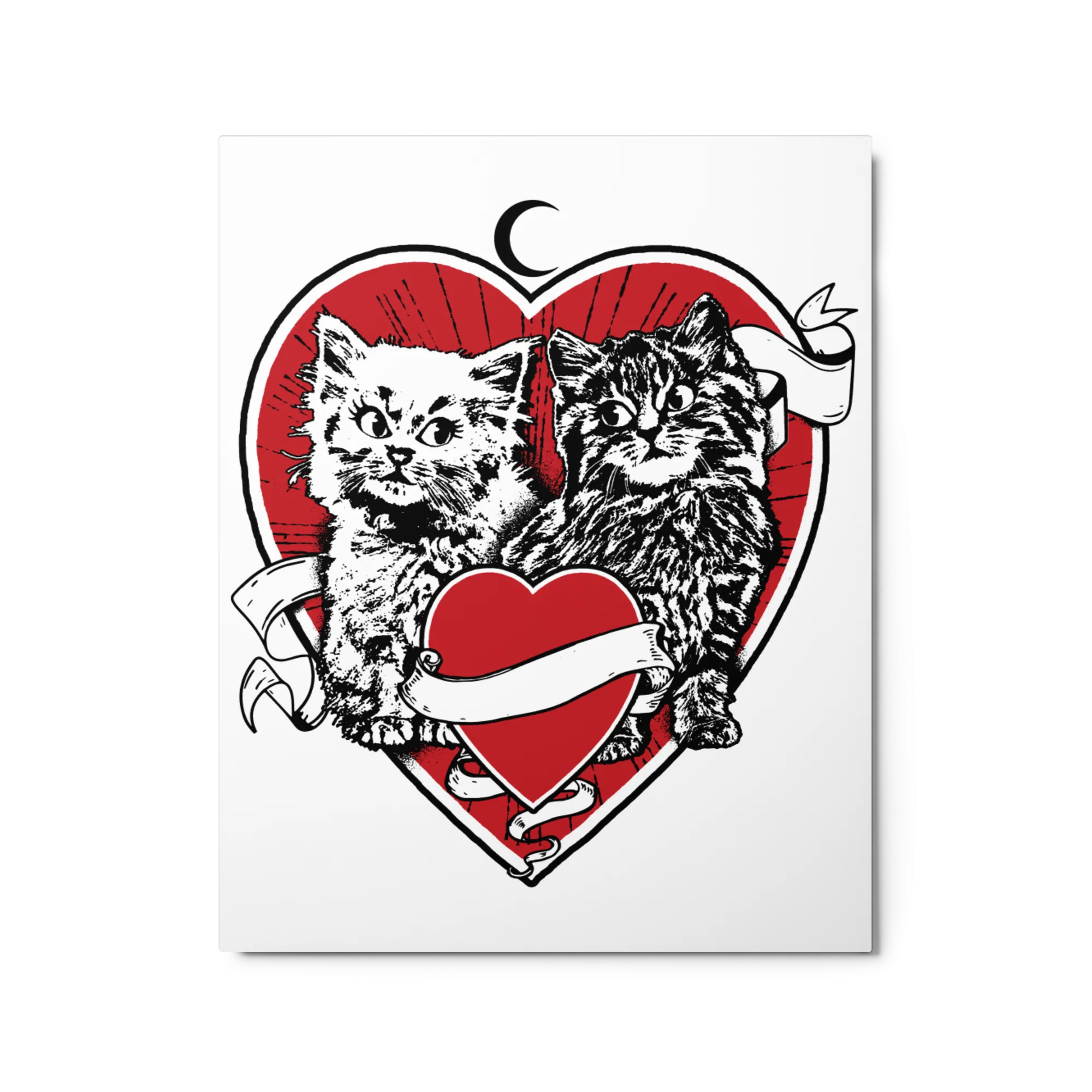 LOVECATS Metal Wall Art Print - Limited Edition