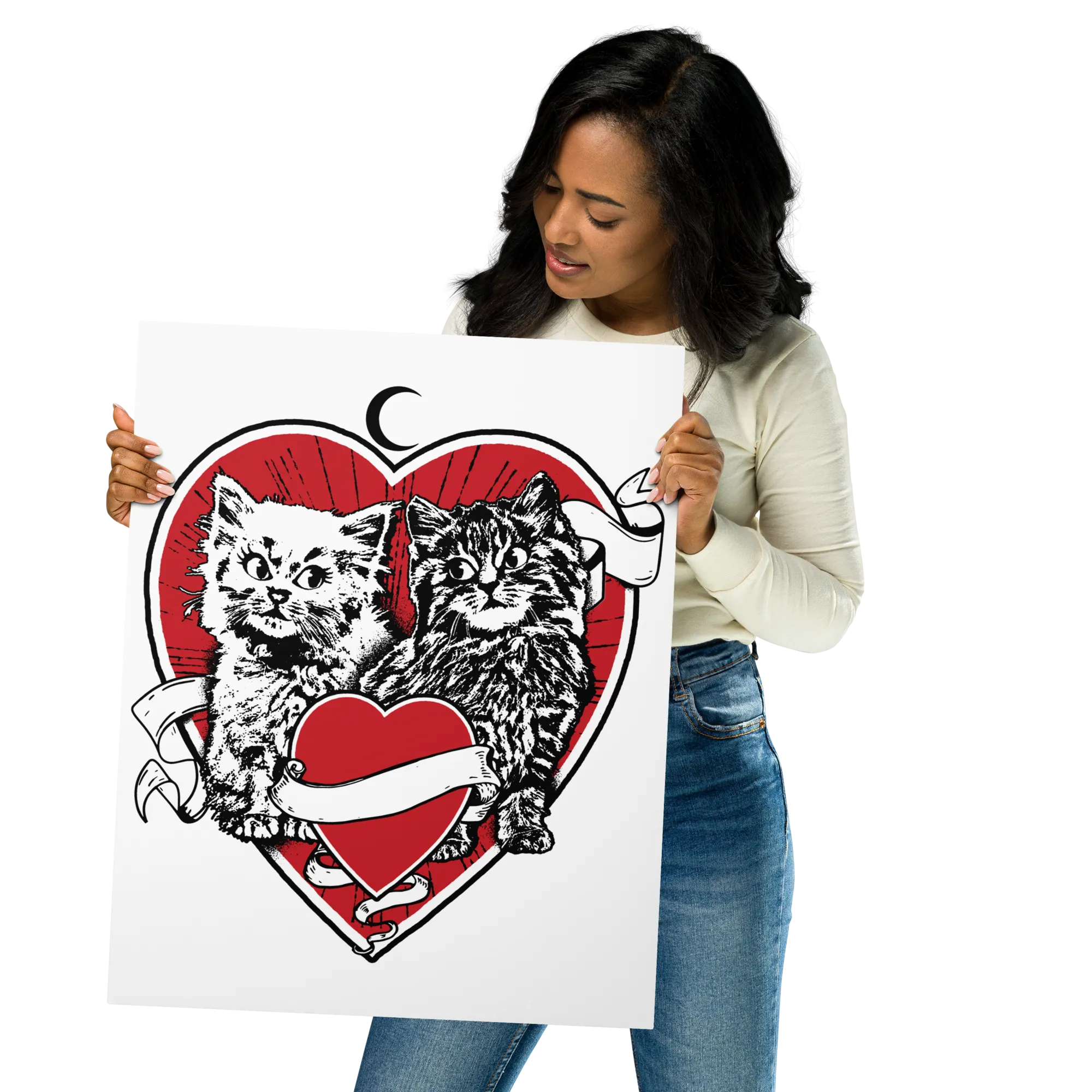 LOVECATS Metal Wall Art Print - Limited Edition