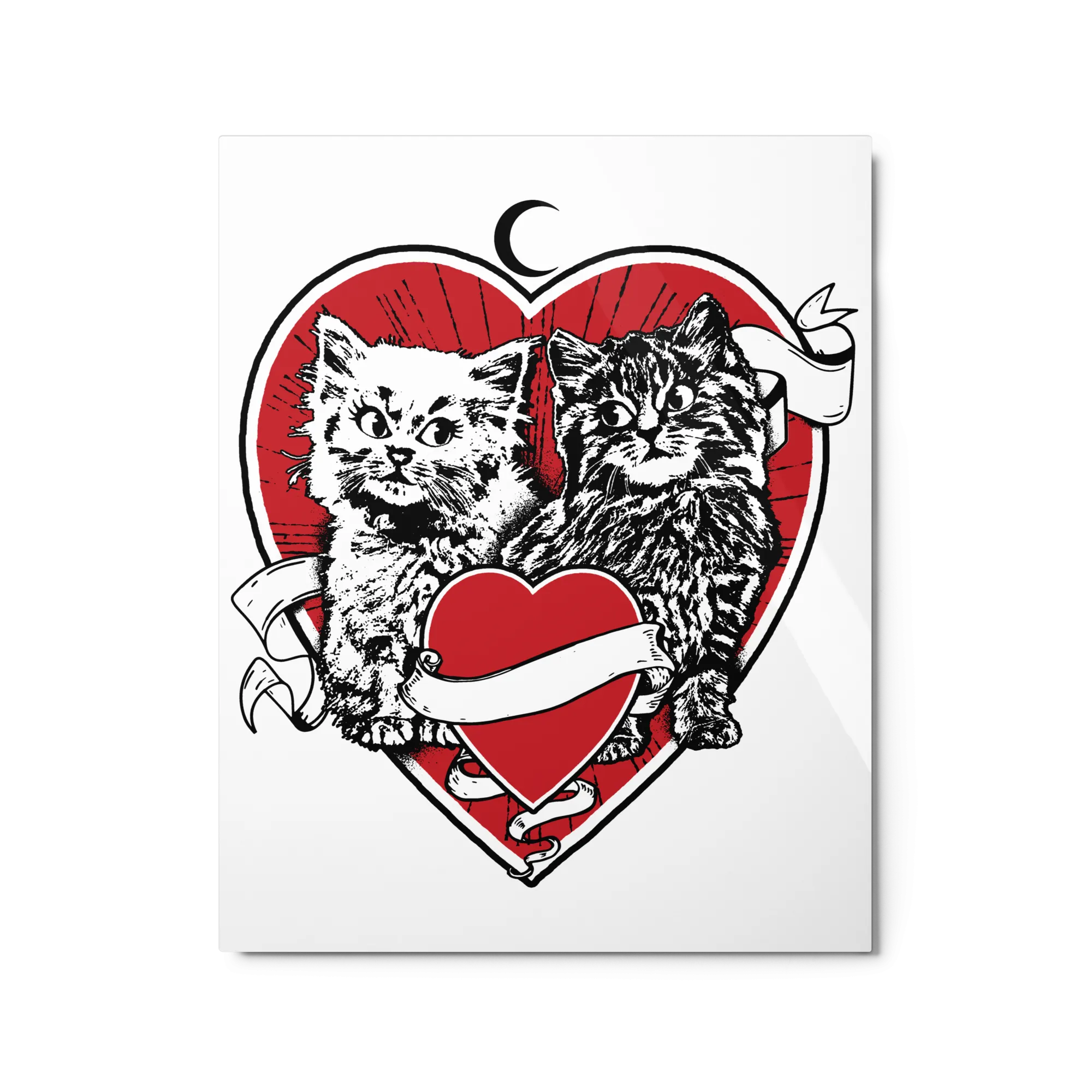 LOVECATS Metal Wall Art Print - Limited Edition