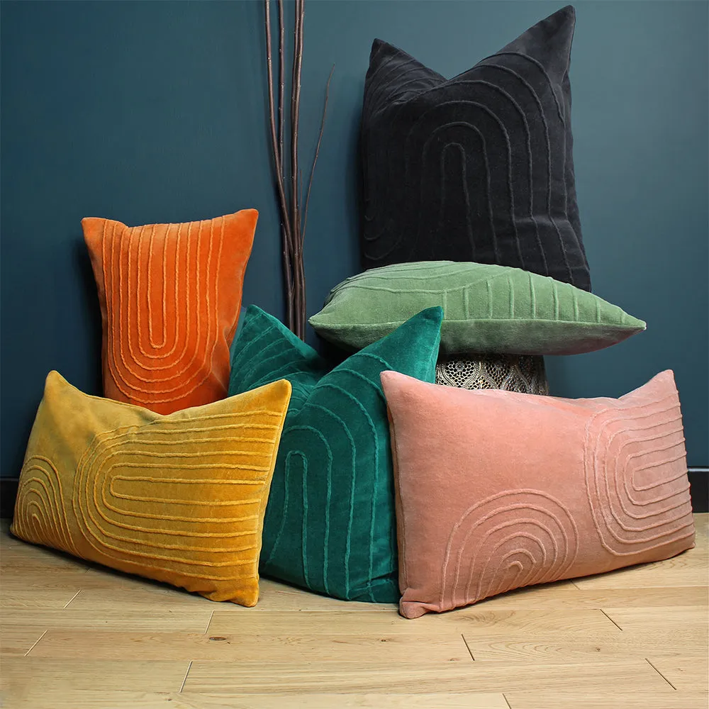 Mangata Soft Velvet Cushion Teal