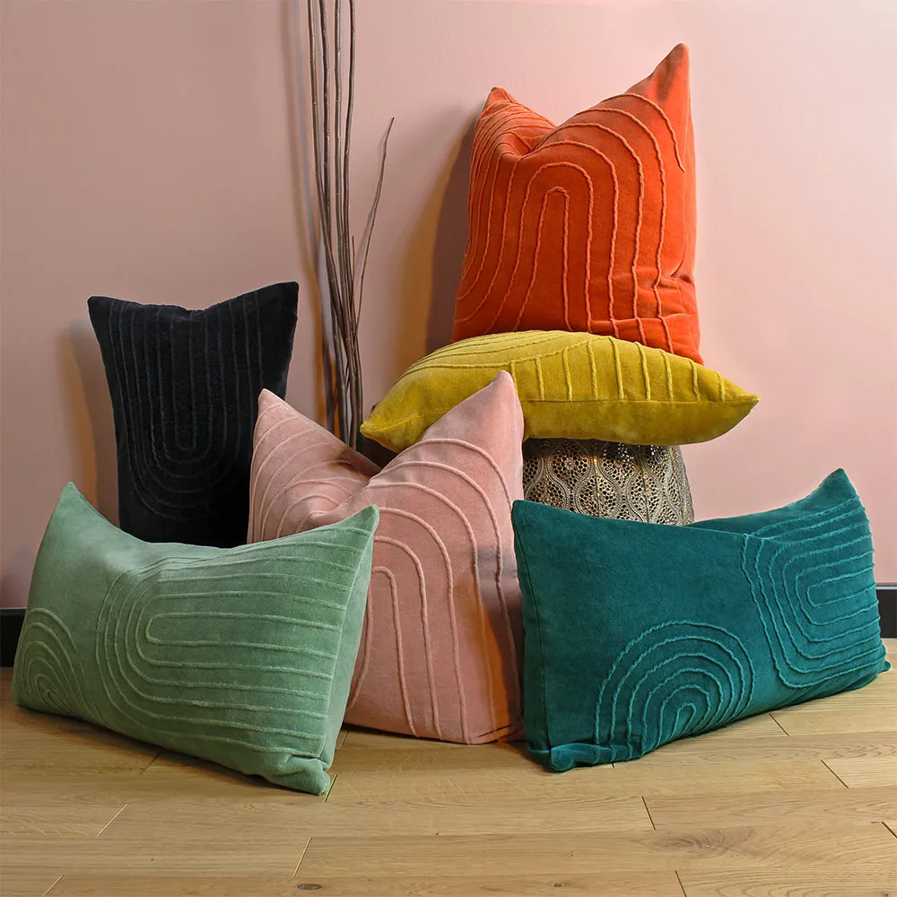 Mangata Soft Velvet Cushion Teal