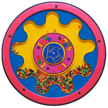 Math Beads Spinning Maze Wall Game Wall Toy