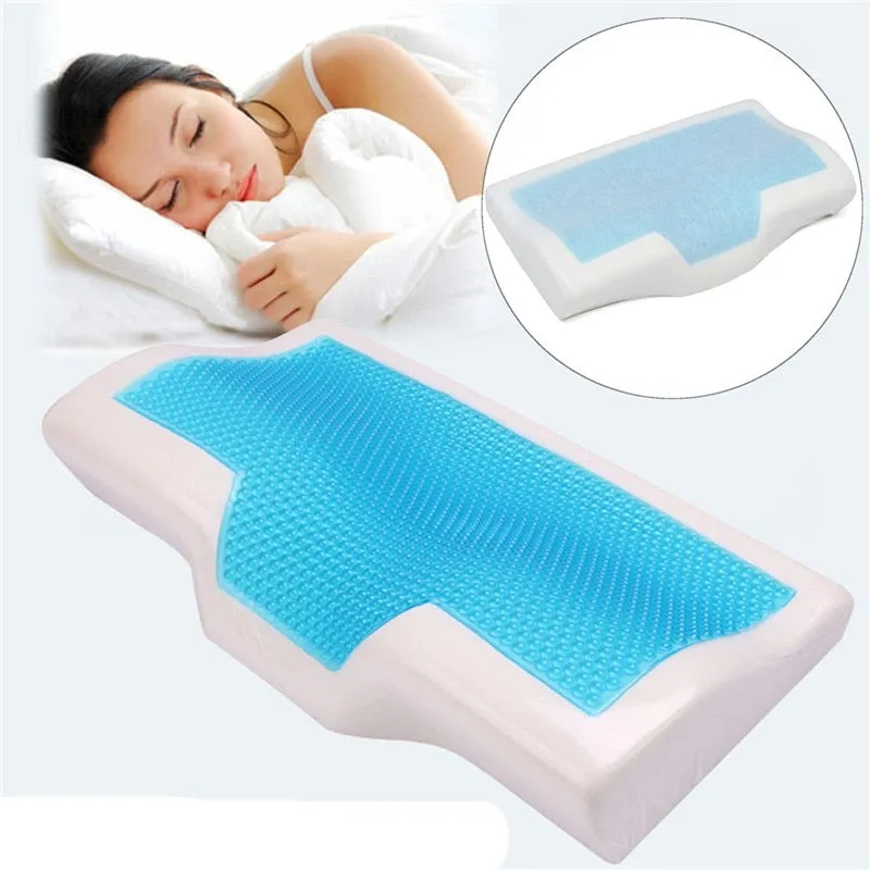 Memory Foam Neck Orthopedic Pillow & Pillow Cover