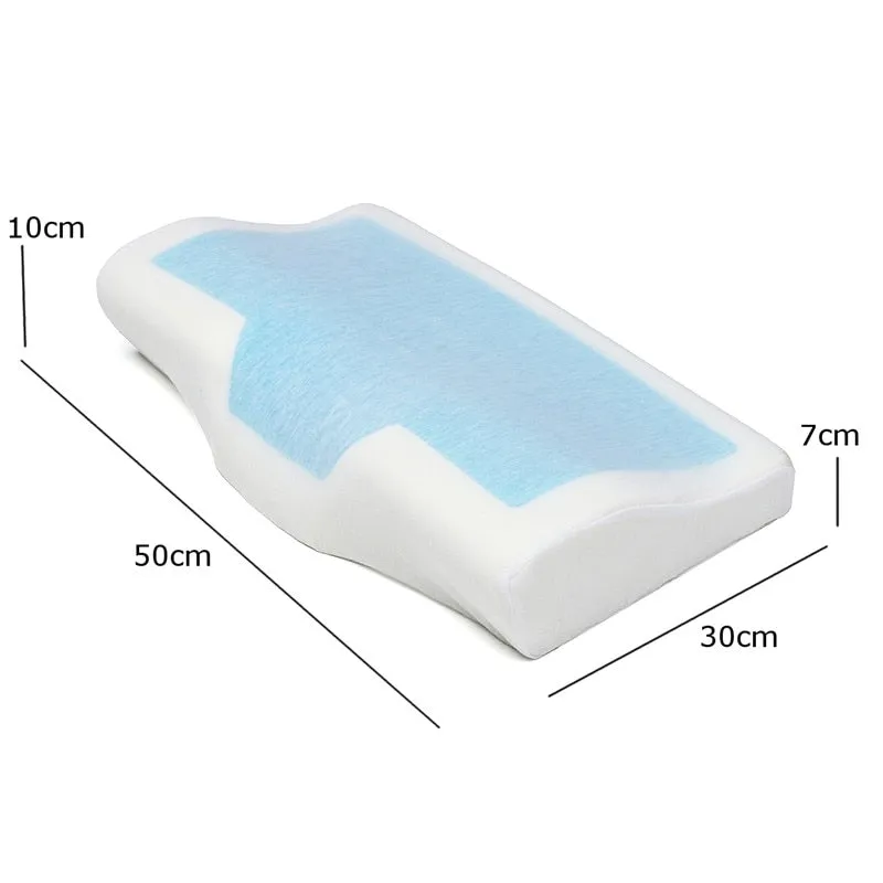 Memory Foam Neck Orthopedic Pillow & Pillow Cover