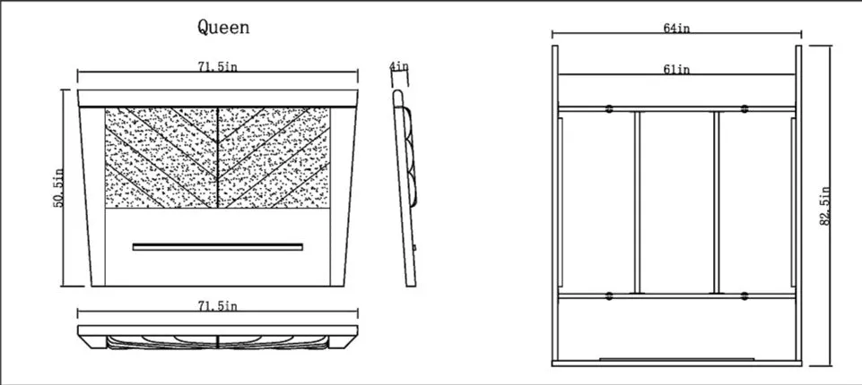 Nina Bedroom Set (Queen or King)