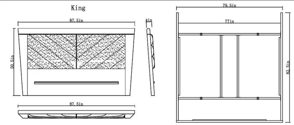 Nina Bedroom Set (Queen or King)
