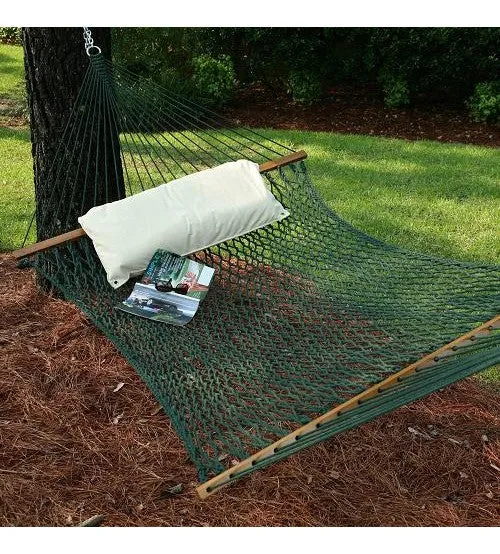 Pawleys Island Presidential Size Original DuraCord Rope Hammock - Green