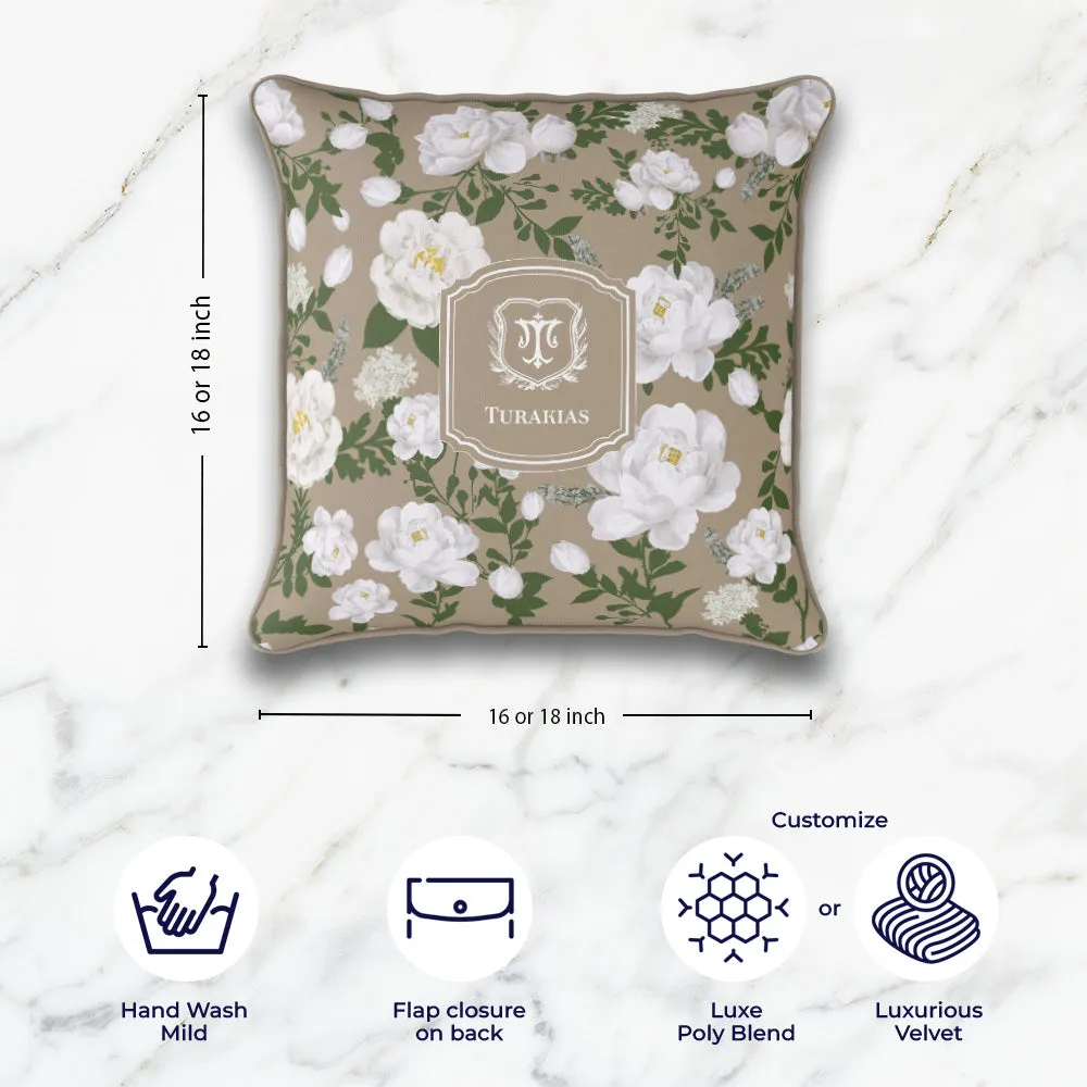 Peonies Cushion Cover