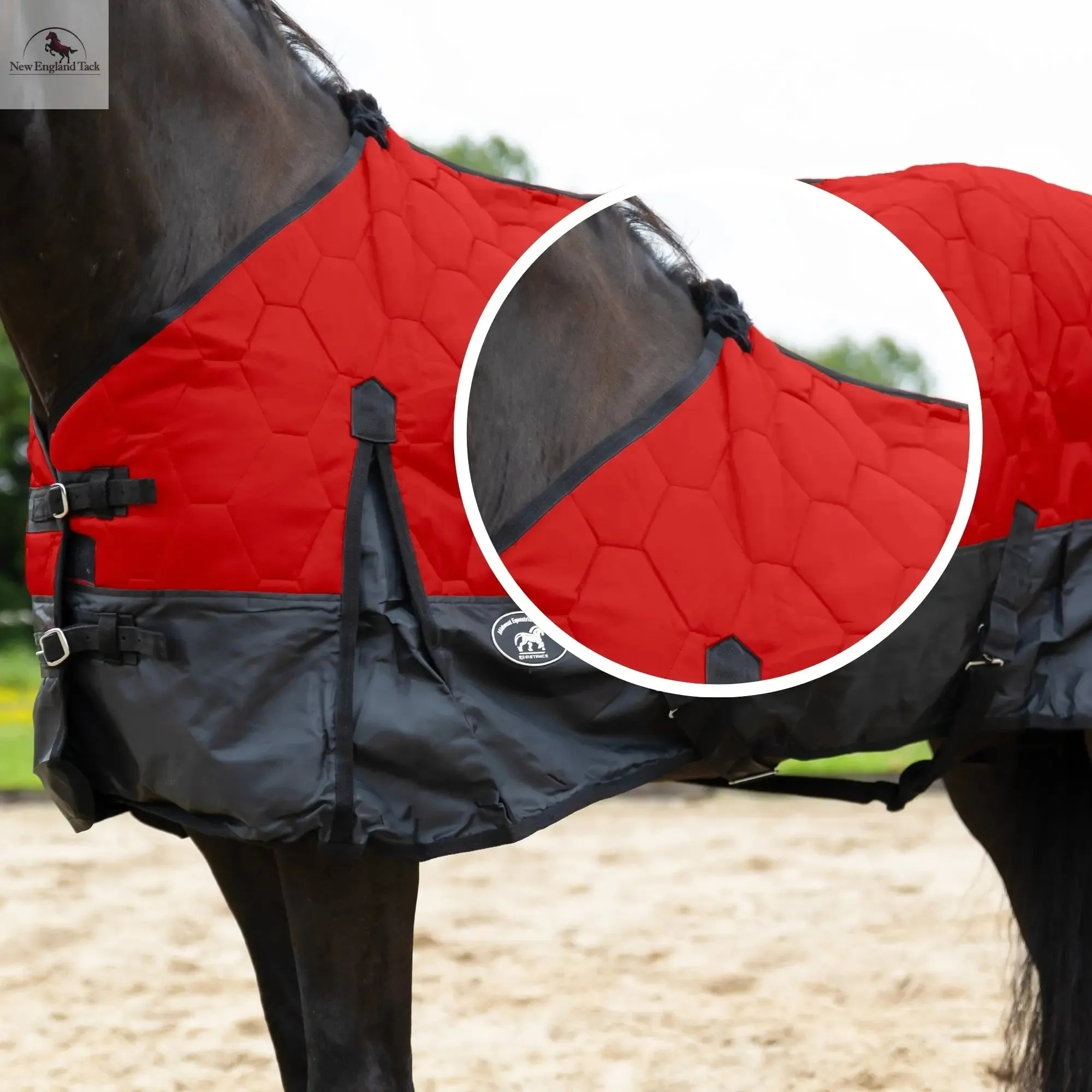 Resistance  420 Denier Quilted Nylon Horse Stable Blanket 200gm Polyfill